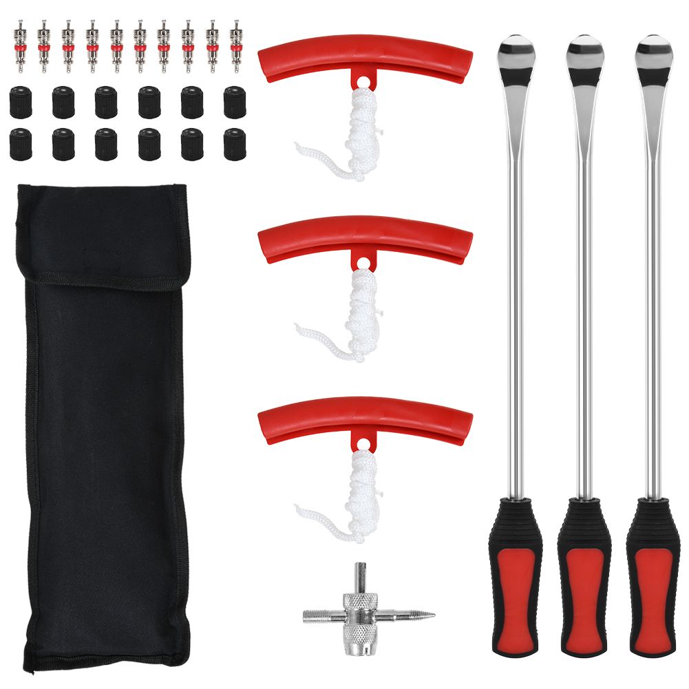 29pcs Tire Lever Spoon Kit Designed For Replacing Tires On Motorcycles, Bicycles, Mountain Bikes, And