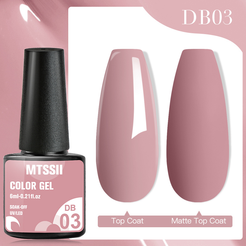 Image of Simple Solid Color Gel Nail Polish, Nail Art Gel Varnish, Needed /led Lamp, For Nail Art, Daily Use -db03