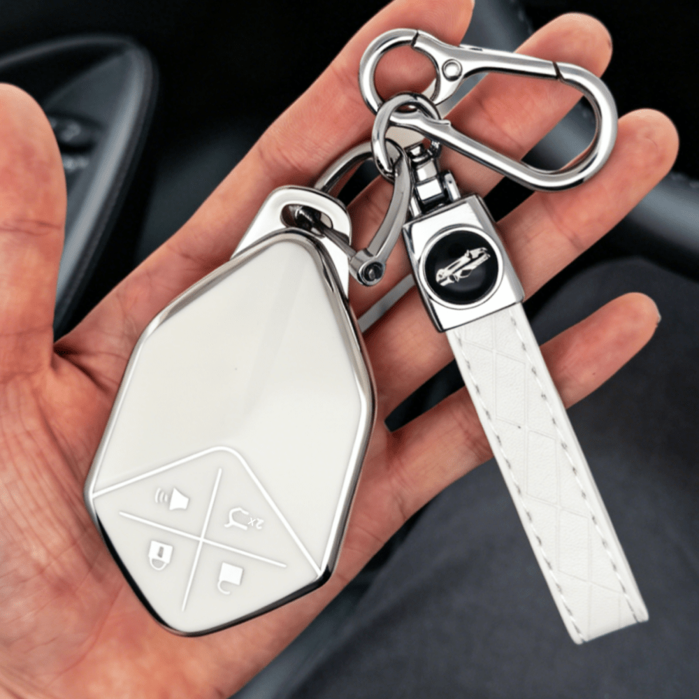 item picture 1 set key fob cover with keychain for     sl03 s05 l07 s07   s7 car smart remote   case cover only fits the car key  