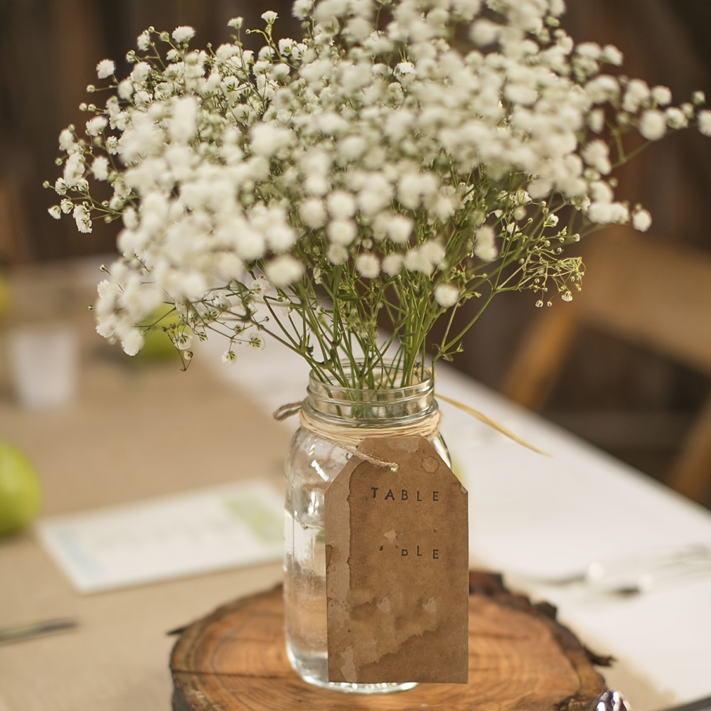 52-57 pezzi di fiori artificiali, fiori finti   s breath, per vaso, casa, ufficio, matrimonio, centrotavola interno/esterno, decorazione da tavolo, composizione  , organizzazione di  , idea regalo perfetta, fiori finti, utilizzo in  