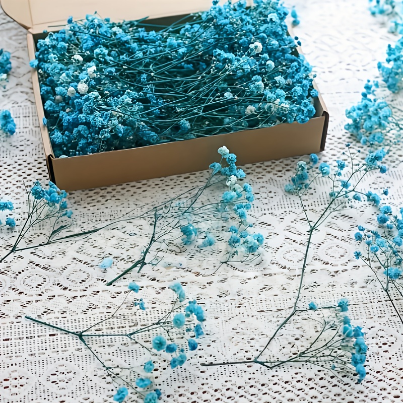Image of 49pcs Dry Breath Flowers- Realistic Artificial Floral Vase Decorations With , No Maintenance Fake Flowers For Wedding, Valentine's Day, Thanksgiving