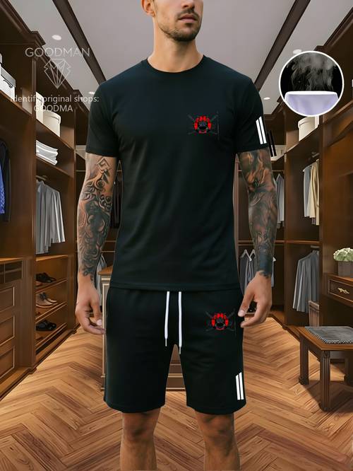 traje de samurái japonés para hombre de 2 piezas - de entrenamiento de marciales con gi de jujutsu y pantalones cortos , ropa lavable a máquina para toda estación para , gimnasio, cosplay, temáticos - cultural adecuada para entrenamiento y uso casual