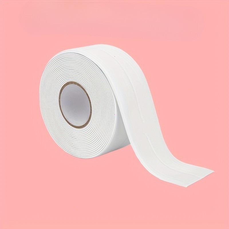 E-shop 1 Rolle selbstklebendes Dichtungsband – Strapazierfähiger PVC-Dichtstoff, geeignet für Toiletten, Teiche, Badewannen, Küchenspülen