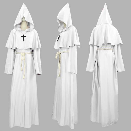 halloween costume medieval monk clothing monk robe wizard clothing stage clothing