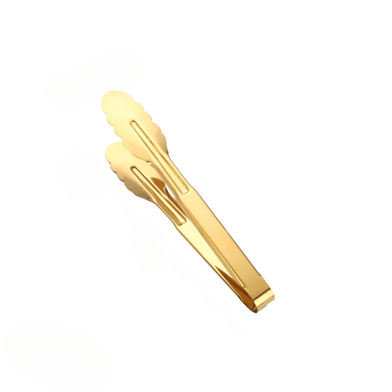 TEMU 1pc Stainless Steel 24cm Champagne Golden Plate Clip - Ideal For Buffets And Parties