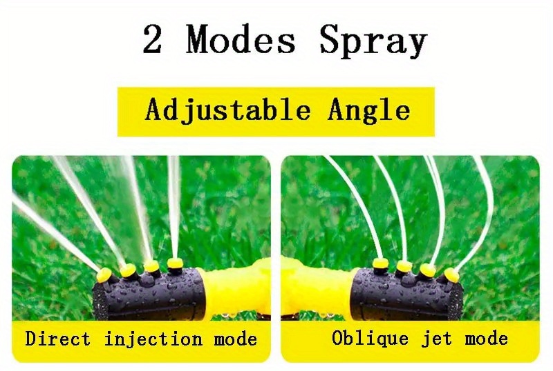 360-Degree Automatic Rotating Sprinkler Head - Durable Plastic, No Battery Needed, Ideal for Lawn & Garden Irrigation, Garden Watering Solution|Automatic Sprinkler System|Plastic Sprinkler Head, Garden Sprinkler
