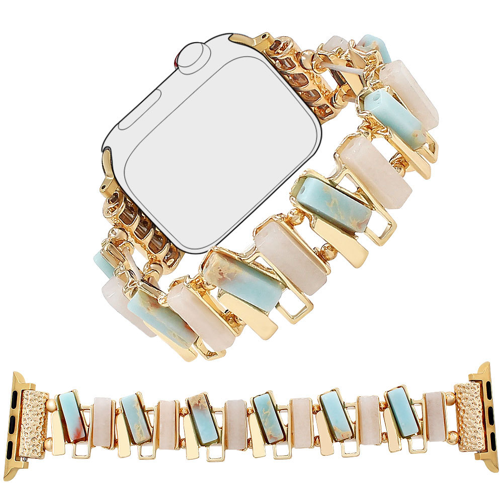 Image of Bracelet For Watch, Decorative Link Bracelet With Embellishments, Suitable For All Iwatch Series, Ideal Gift For Christmas, Halloween, And Other Holidays For Women
