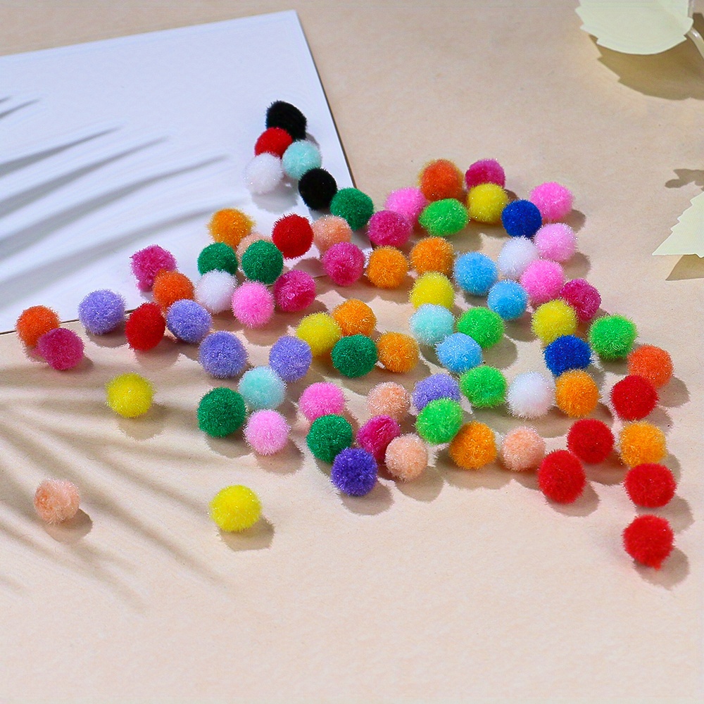 100/400/1000/2000/4000pcs Pompoms for Crafts Making