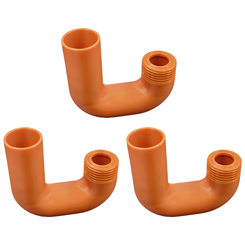 TEMU 3pcs Orange 3d-printed Hose Hook Connectors, Lightweight And Hose Hanger Adapters, Ideal For Home Garden Watering, Facilitating Smooth Water