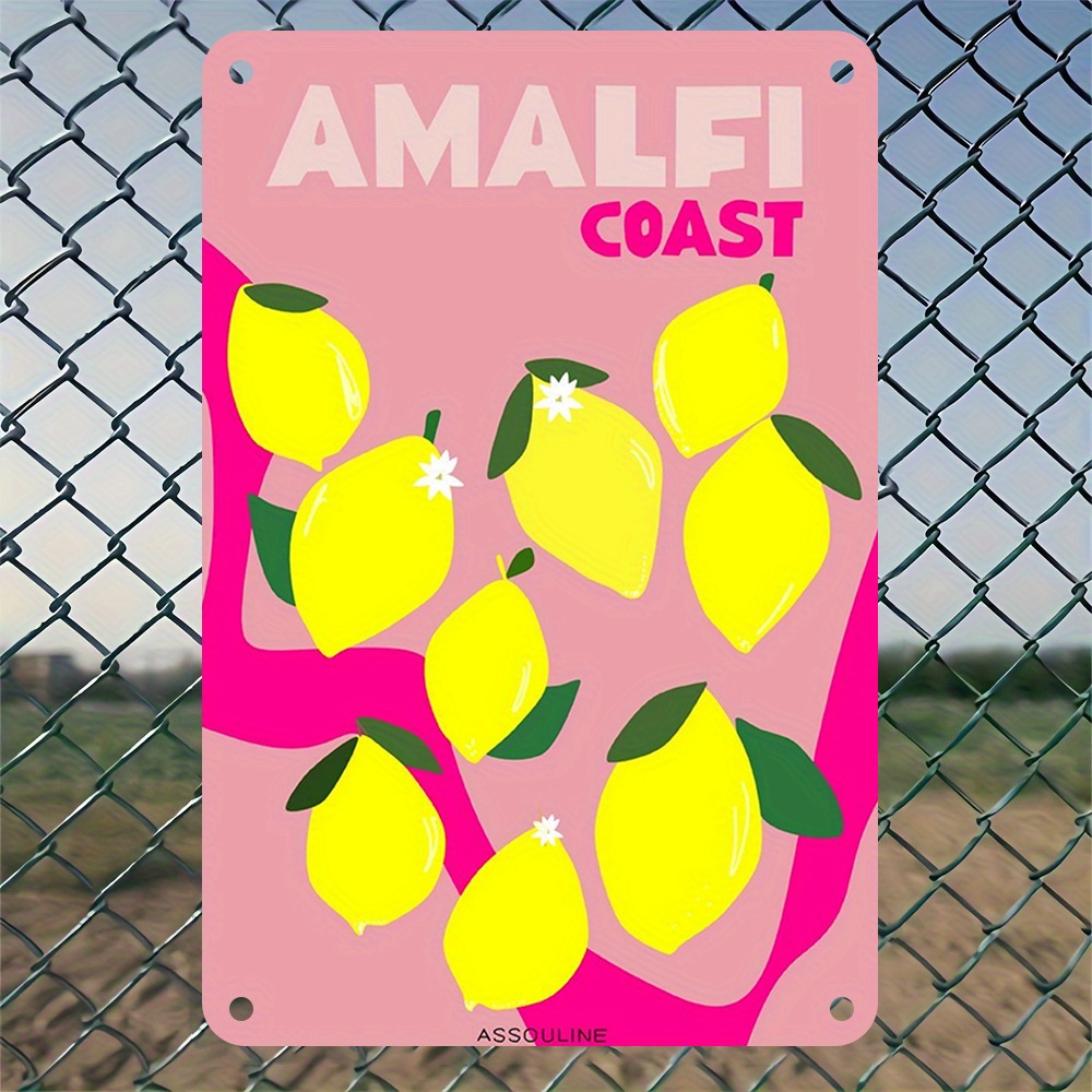 vita almafi lemons metal wall art - Temu United Kingdom