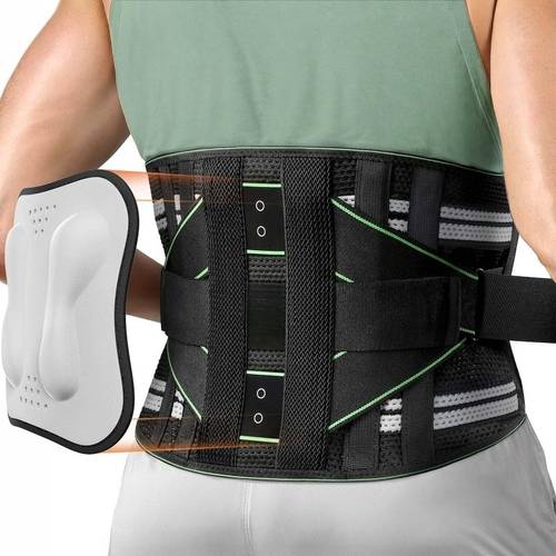 back support 8 times stronger waist support for men and women 3d padded back support belt breathable back support adjustable belt