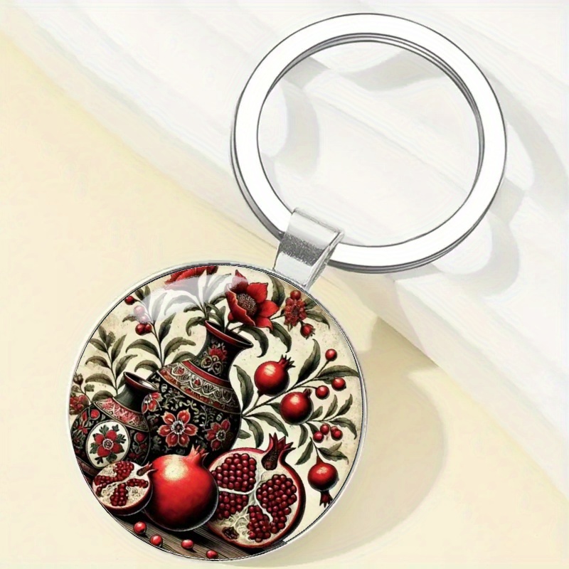 TEMU 1 llavero de flor de , de metal, un gran regalo para queridos, ideal para de Acción de Gracias, Navidad, y fiestas de