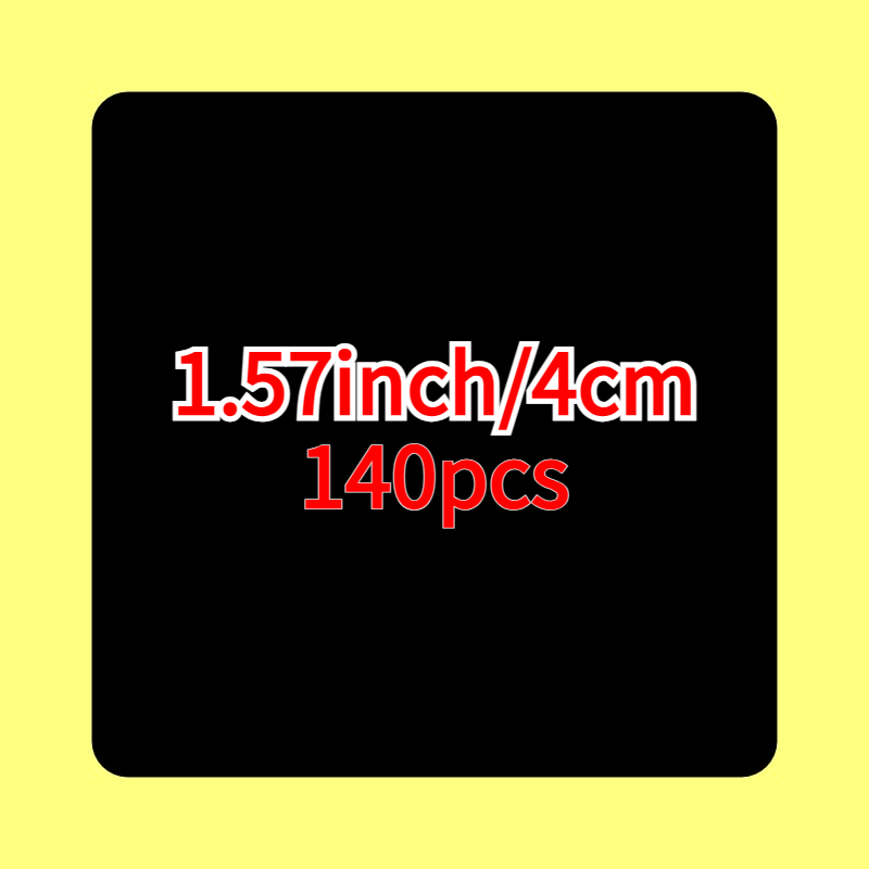 TEMU Personalized Custom Round & Square Stickers Labels 100/140pcs, Multiple Sizes 1.57-3.15 Inch With Option, Custom Logo Text Image Self Adhesive