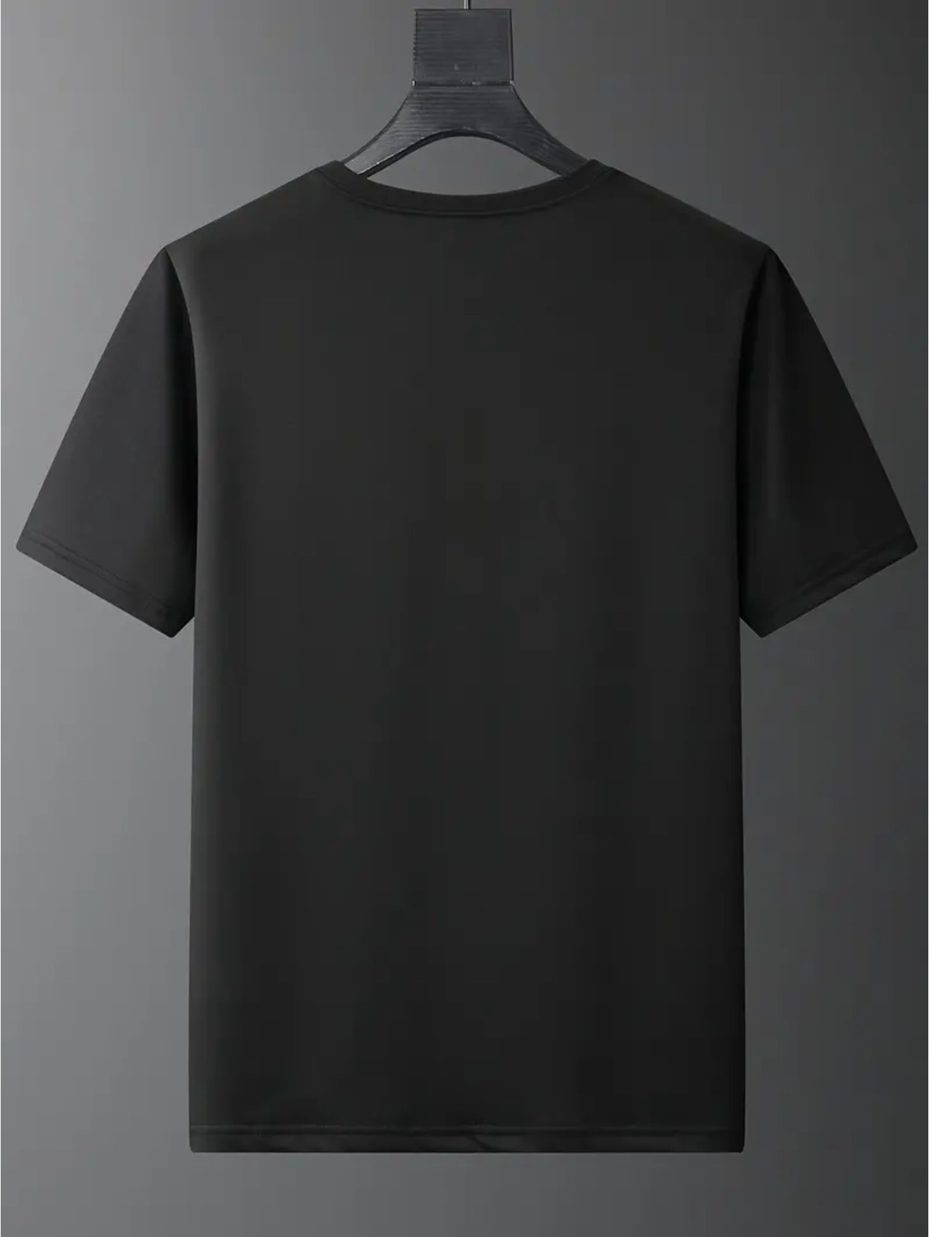 Men's casual and fashionable minimalist lines - C-Calvin printed T-shirt, round neck comfortable polyester fabric, suitable for daily wear as fashionable streetwear, Men's clothing
