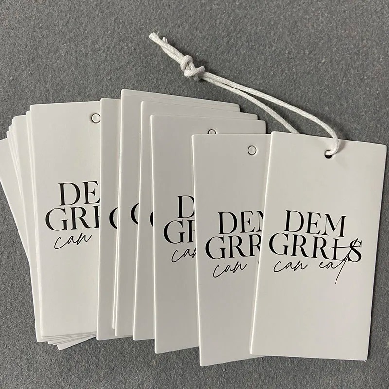 customize hang tags 100 sheets clothing labels   manufacturing handmade packaging decorative labels   double sided printing sewing paper clothing stickers personalized clothing labels commercial labels gift packaging labels