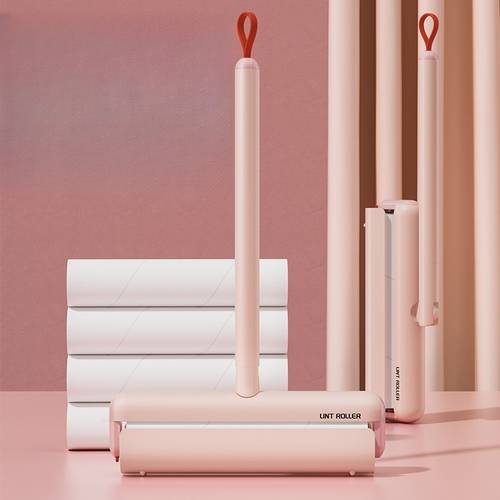 sticker roller telescopic long rod extended bed roller brush stained with floor clothes sticky dust hair stained artifact