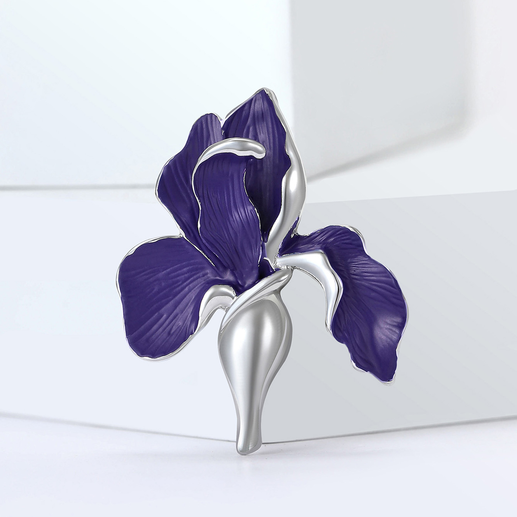 TEMU Broches de Phalaenopsis de esmalte modernos para mujer y hombre, pinzas de plantas que se pueden usar como insignias de collar, regalos casuales
