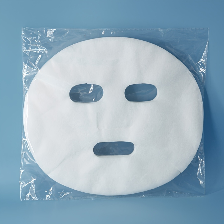 Image of 50pcs Disposable Facial Sheet Masks, Ultra-thin Water- Wet Compresses For Beauty Salons - Dry Mask Sheets (no Included), To Be Used With Toner