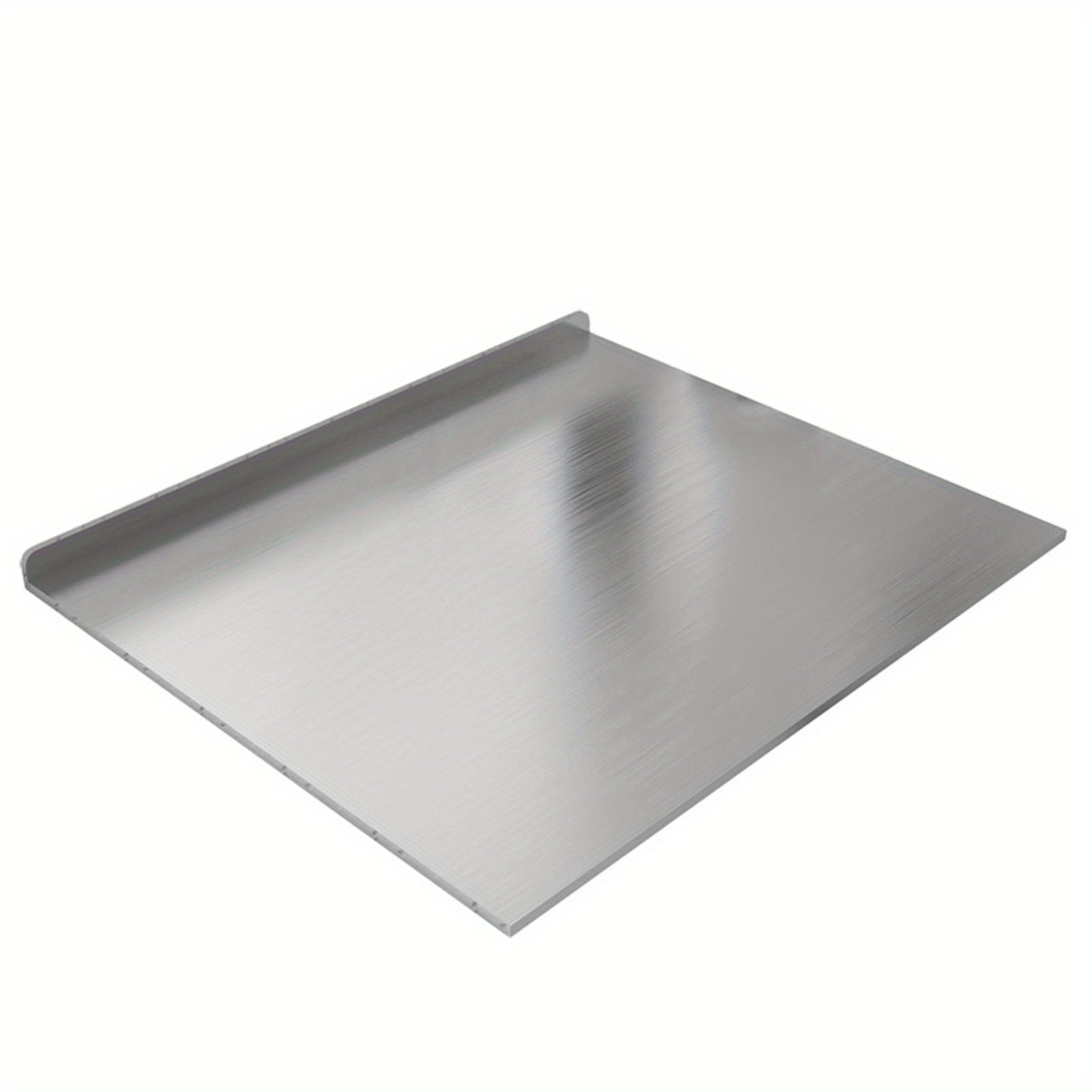 TEMU Extra Large 19.7x31.5 Inch Stainless Steel Cutting Board With Lip - Dual-sided Food Prep Surface, Rust-resistant & Dishwasher Safe For Meat,