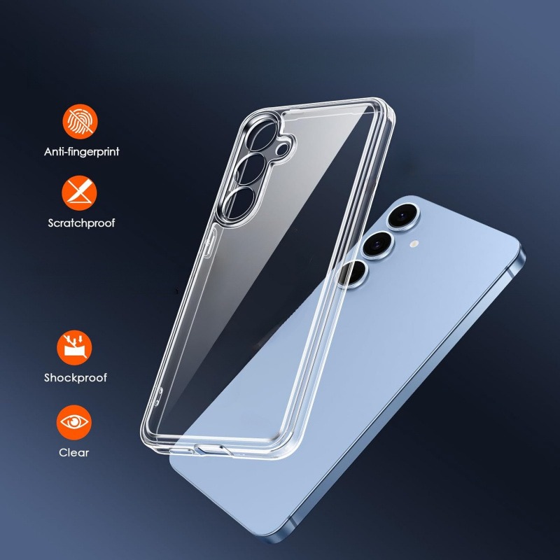 Phone Case: High End Minimalist And Exquisite Transparent Pc Large Hole Phone Case Suitable For 12.13.14.15.16.17 Series