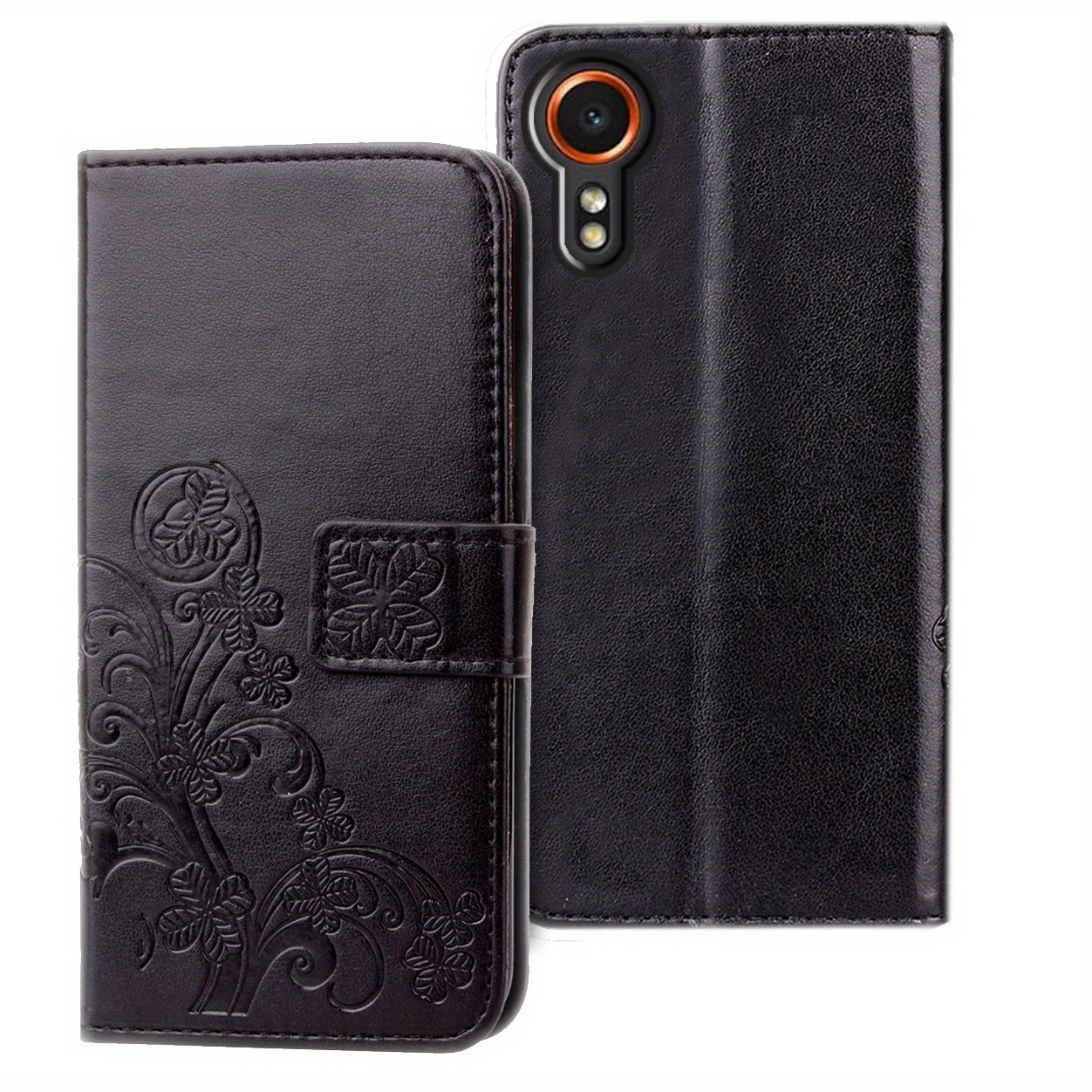 TEMU Phone Case: For 7 / 5 Case Flower With Kickstand Pu Leather Card Slot Wallet Flip Protective Phone Case Cover