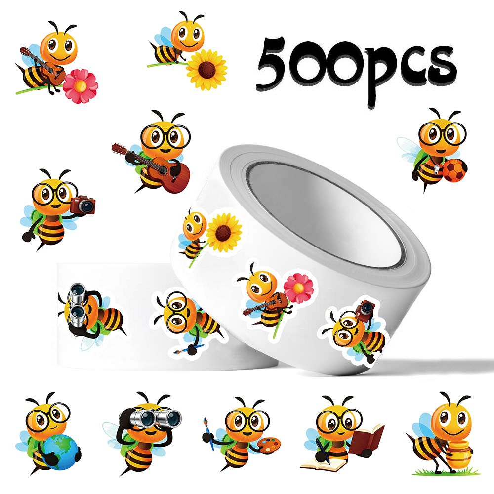 Image of 500pcs Cute Stickers, Suitable For Scrapbooks, Diaries, Laptops, Water Bottles, Cars, And Other Faith-based Designs, A Gift With Positive Messages