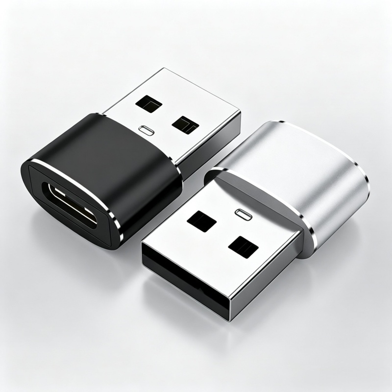 TEMU Lot de 10 adaptateurs de charge combinés de type C vers USB-A, compatibles avec iPhone 11-16, iPad Pro/Air/Mini, S24-S21, Pixel - Convertisseur