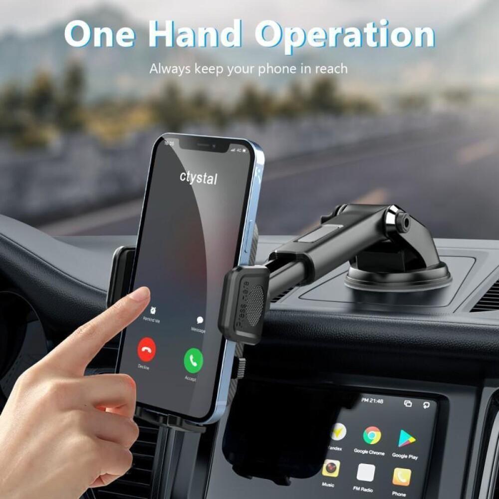 TEMU Support de téléphone pour voiture 1 pièce, support de navigation universel à ventouse pour voiture, support rotatif, support de navigation