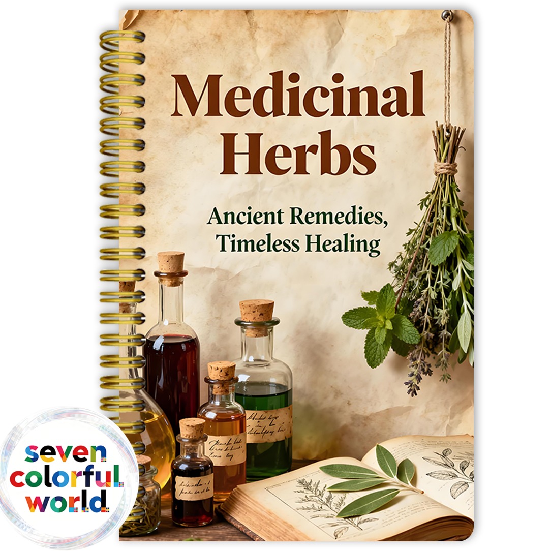 TEMU A Spiral Notebook For Home Remedies, Featuring Useful Medicinal Applications And Self-care Instructions Its Pages, Allowing You To Create
