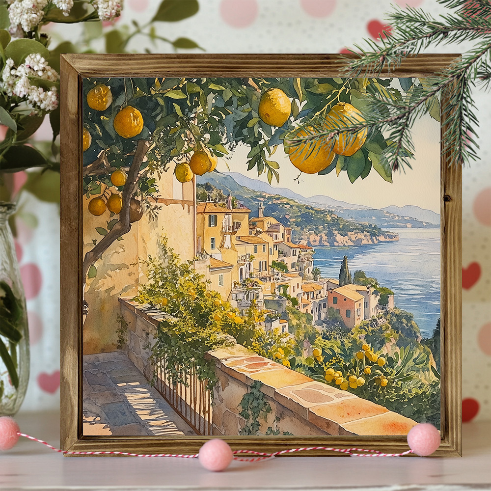 

Wooden - 8x8 Inch Italian- & Office Decor, Desk Aesthetics And Gifts