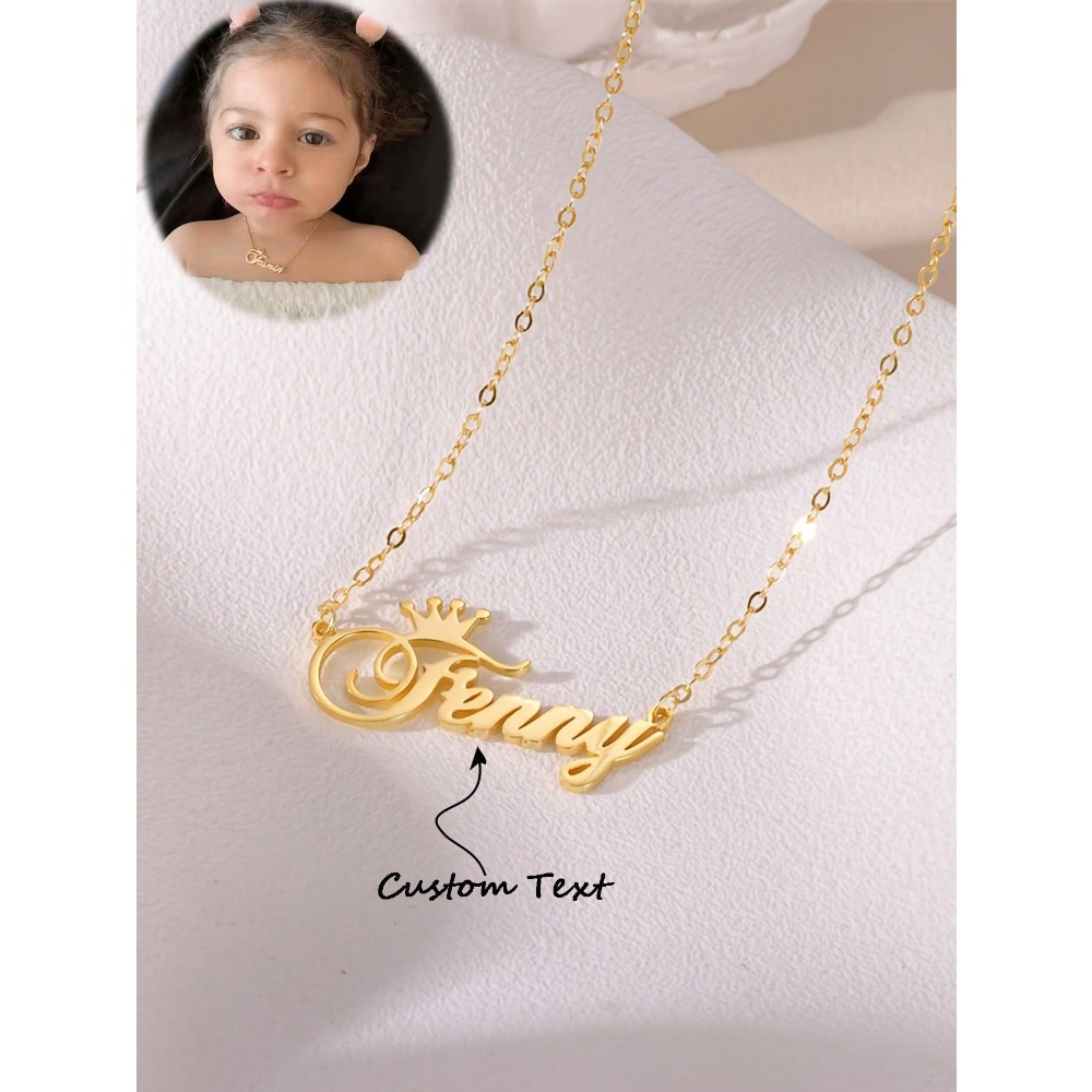 Personalized Stainless Steel Necklace — Customized Gift