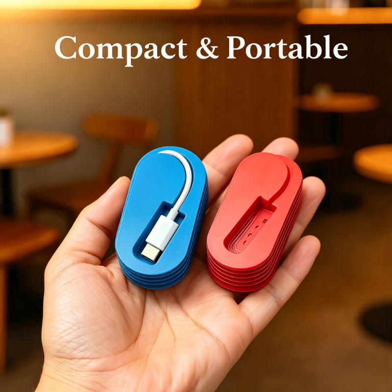 Top pick2pcs Portable Cable Winder, Desk & Travel Cable Management, Compact & Reusable Cord Management Holder for Charger Cables, Headphone Wires, Suitable for Apple iPhone 39.37 inch C-Type Wire WinderOpen in new tab.