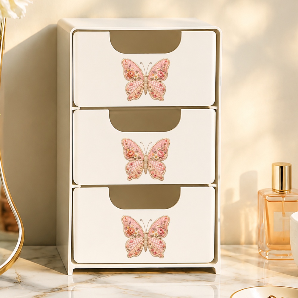 TEMU Jewelry Boxes Pink Mini Drawer Organizer, Blue Multi-drawer Storage Box, Kawaii Pastel Desk Organizer, Compact Bedroom Storage, Gift For Men And