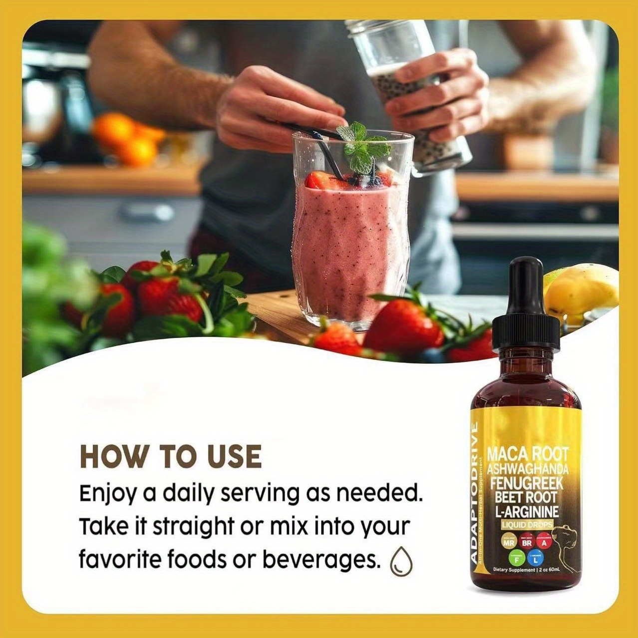 Flüssiges Nahrungsergänzungsmittel – für Männer und Frauen, synergisierte Formel aus Roter Bete und indischem Ginseng, antiallergische Flüssigkeit, unterstützt Energie und Vitalität_voghion.com