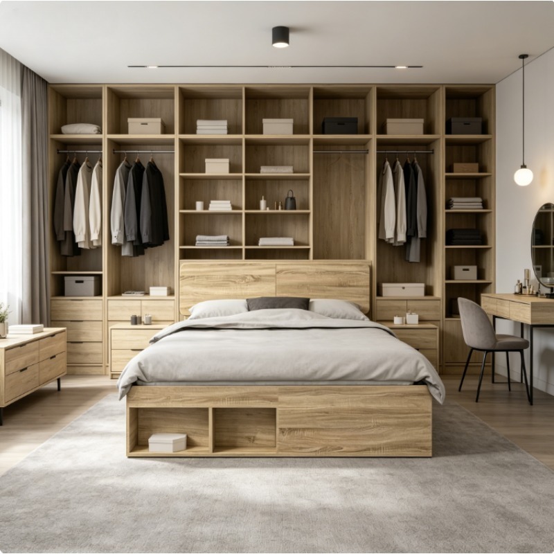 Bed Frame 160 X 200 Cm Solid Pine Wood