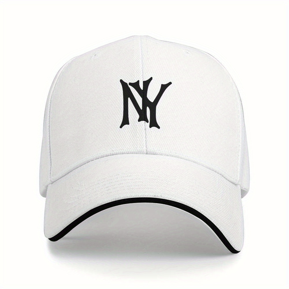 1pc Letter "m" Design Baseball Caps, Unisex, Travel Caps, Good For