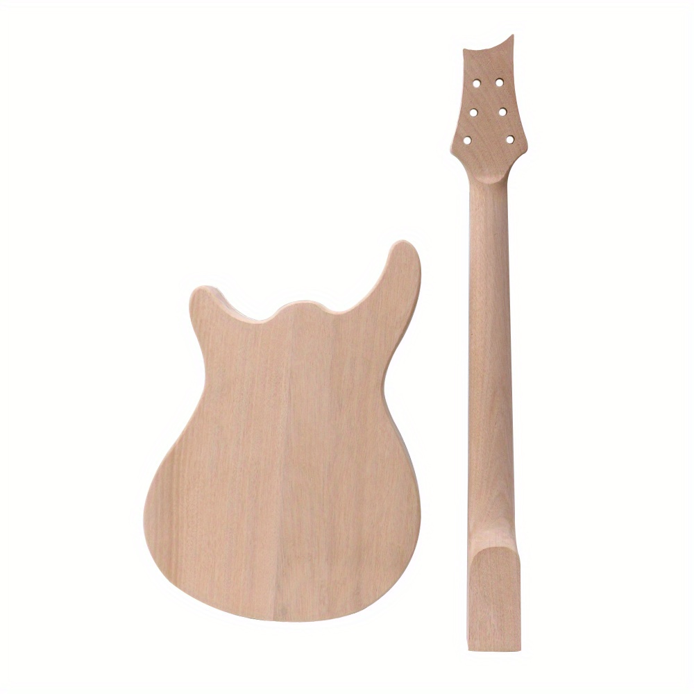 NEW Guitar kit Guitar Neck 22fret Mahogany Maple Guitar Body Bird Inlay Binding, Guitar Accessories, Guitar Sound Hole Cover, Acoustic Guitar Body, Guitar Parts, Guitar Sound Holes, Instrument Repair, Guitar Upgrade, Elegant Binding, Mahogany Finish, Durable Construction, Highquality Wood, Replacement Neck