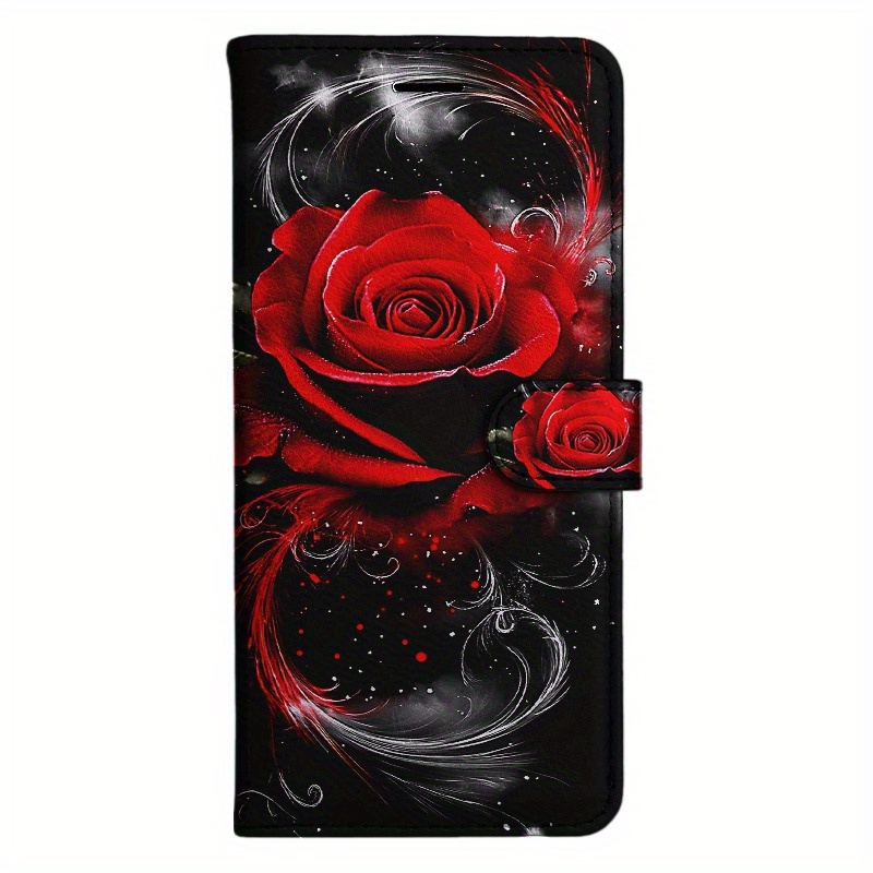 TEMU Feather Flip Wallet Case Compatible With Models S8, S9, S10, A30s, A50s, Note 10, 20, A10s, A20s, A51, A71, S20, A11, A31, S21, A42, A12, M12,