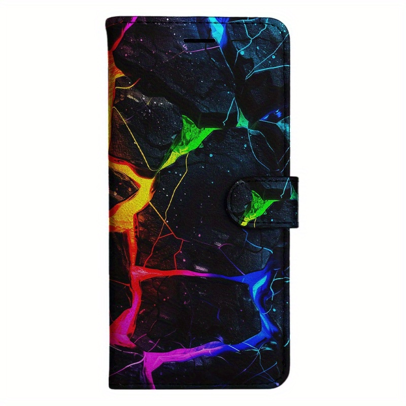TEMU Phone Case: Crackle Flip Wallet Case For S8 S9 S10 M10 A30s A50s Note 10 20 A10s A20s A51 A71 S20 A11 A31 S20 S21 A42 A12 A16 A32 A52s A72 A22
