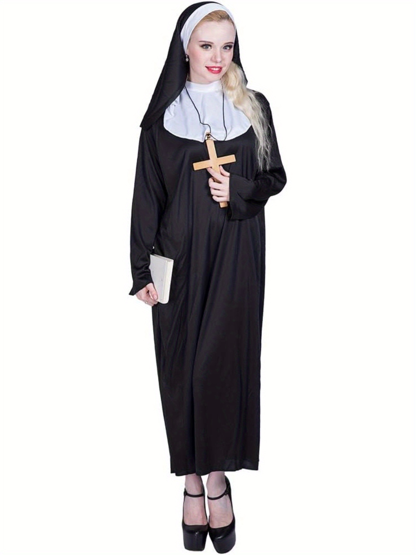 sister nun costume halloween nuns dress woman nun habit - Temu