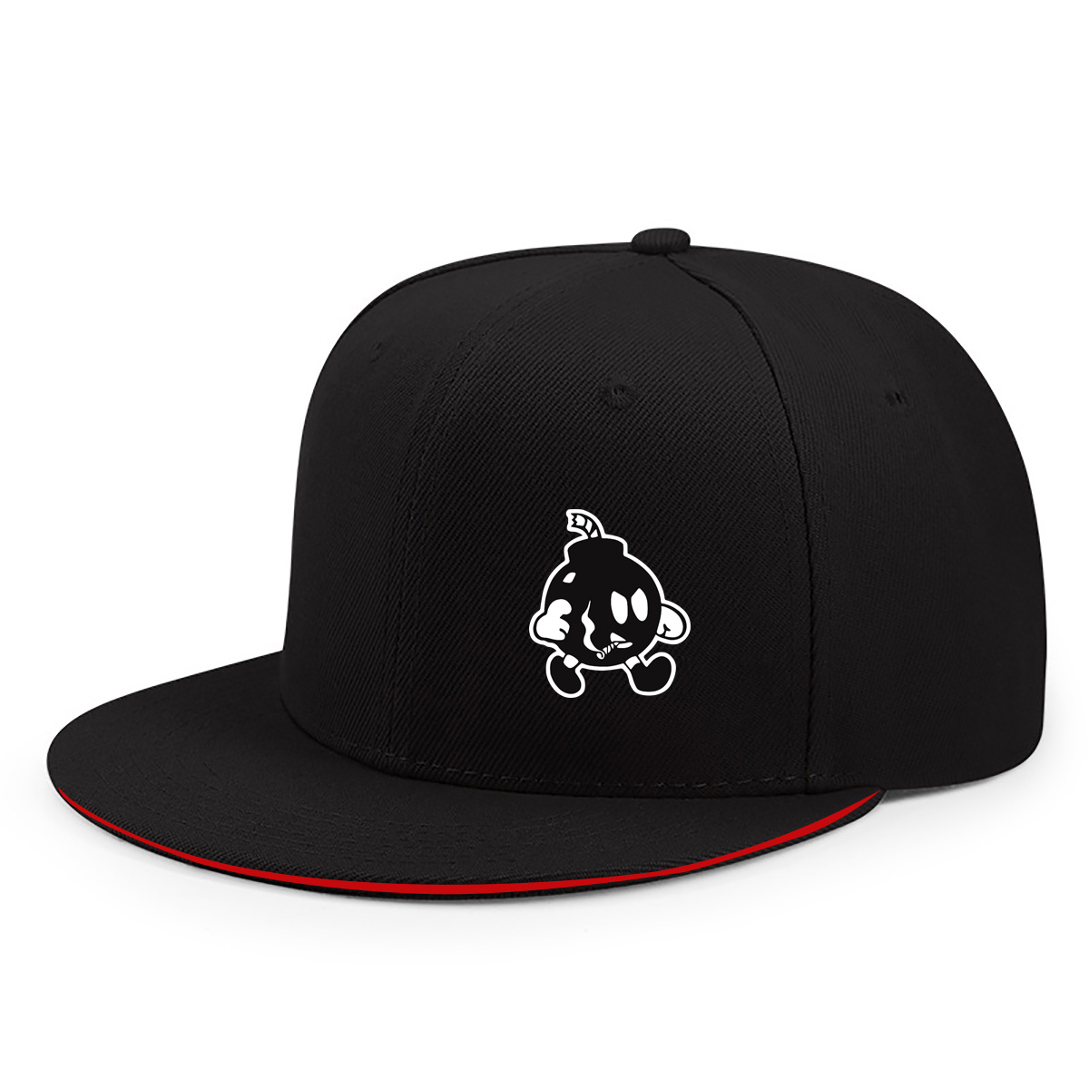 

Unisex Hip-hop Flat Cap, Casual Polyester Sun Hat, Trendy Cap, Daily Fashion, Hand Wash/ Only