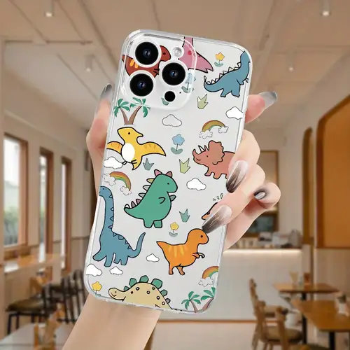 colorful cute dinosaur tpu design phone case for iphone 15 pro max, compatible with iphone 16/14/13 pro/12/11, full protective case with fashionable and trendy - cell phones & accessories - Temu colorful cute dinosaur tpu design phone case for iphone 15 pro max, compatible with iphone 16/14/13 pro/12/11, full protective case with fashionable and trendy - cell phones & accessories - Temu