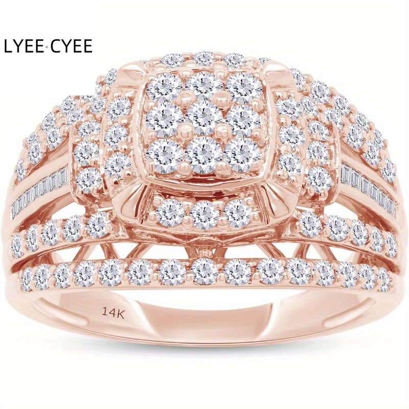 Men's 1.45 Carat Lab Grown Moissanite Cluster Engagement Ring