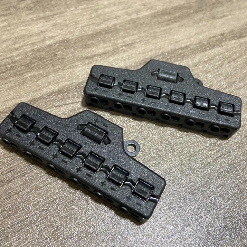 TEMU 2pcs 2-in-12-out Heavy-duty Terminal Blocks – Industrial Splitters For Multi-circuit Control Panels