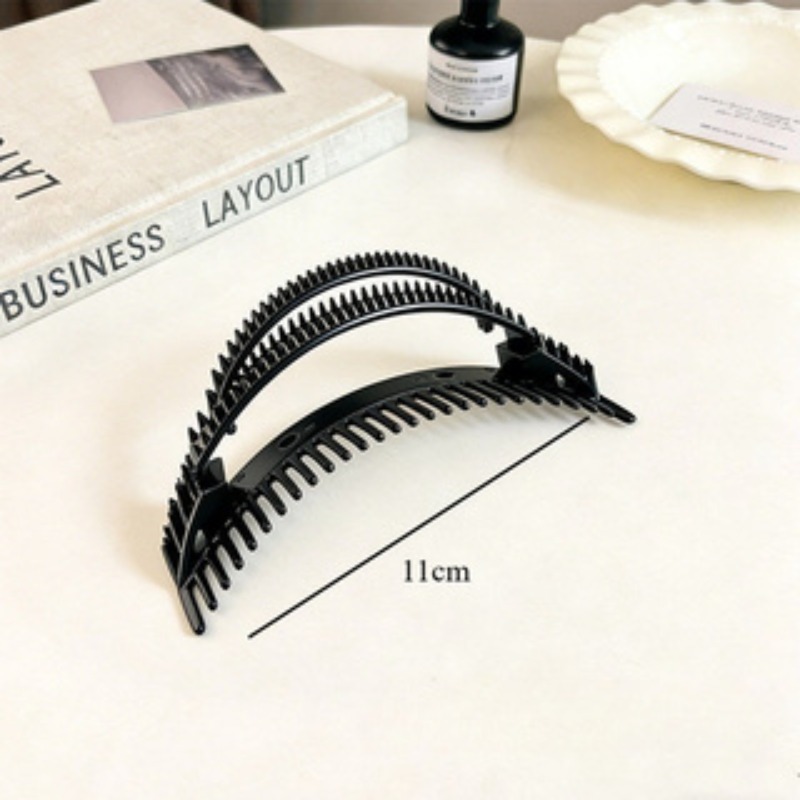 TEMU Postizo 2D , artefacto superior invisible sin costuras de cranealidad para mujer, paquete de código de horquilla para del cabello esponjosa,
