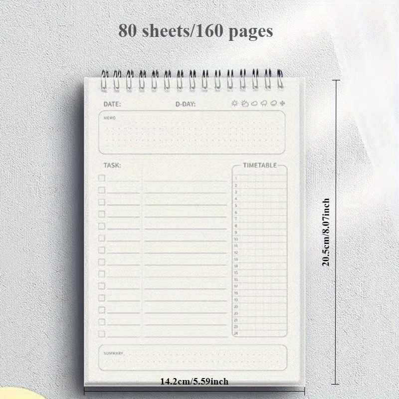 2025 Spiral-bound A5 Planner Notebook - Daily & Monthly Agenda For Work, Home, School | Includes Goal , Schedule, Finance Planner & More - Perfect For Adults
