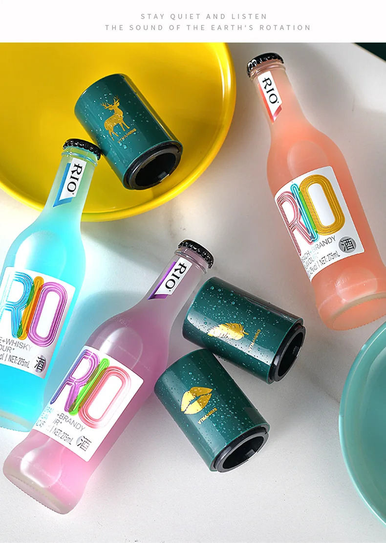 Nymph'S Innovative Magnetic Automatic Beer Corkscrew Features a Plastic Casing, Making It a Handy Tool for Bars And Gatherings. Perfect for Birthdays, Family Events, Outdoor Fun, Picnics, And As a Home Bottle Opener, Portable Bar Gadget Nymph