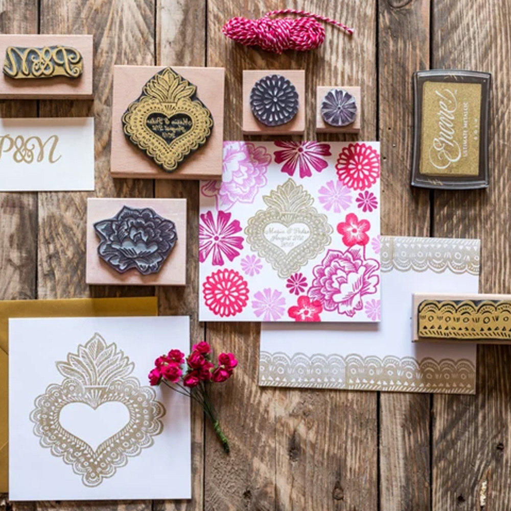 Mysterious Style Wooden Stamps for Journals