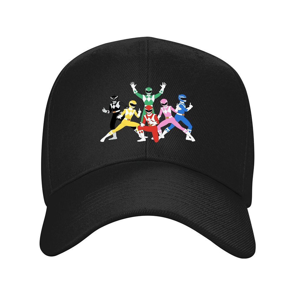 TEMU Casquette de baseball Rangers à code couleur 1 pièce - Chapeau léger et réglable avec motif de poses dynamiques, style funky adapté pour des