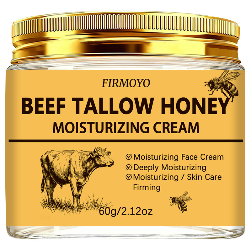 Beef Honey Moisturising Cream: The Skin And Provides Long-lasting Hydration, Leaving The And Firm. Contains Collagen And Vitamin E. Alcohol-free And Non-greasy, Suitable For Types. 60g/2.12oz